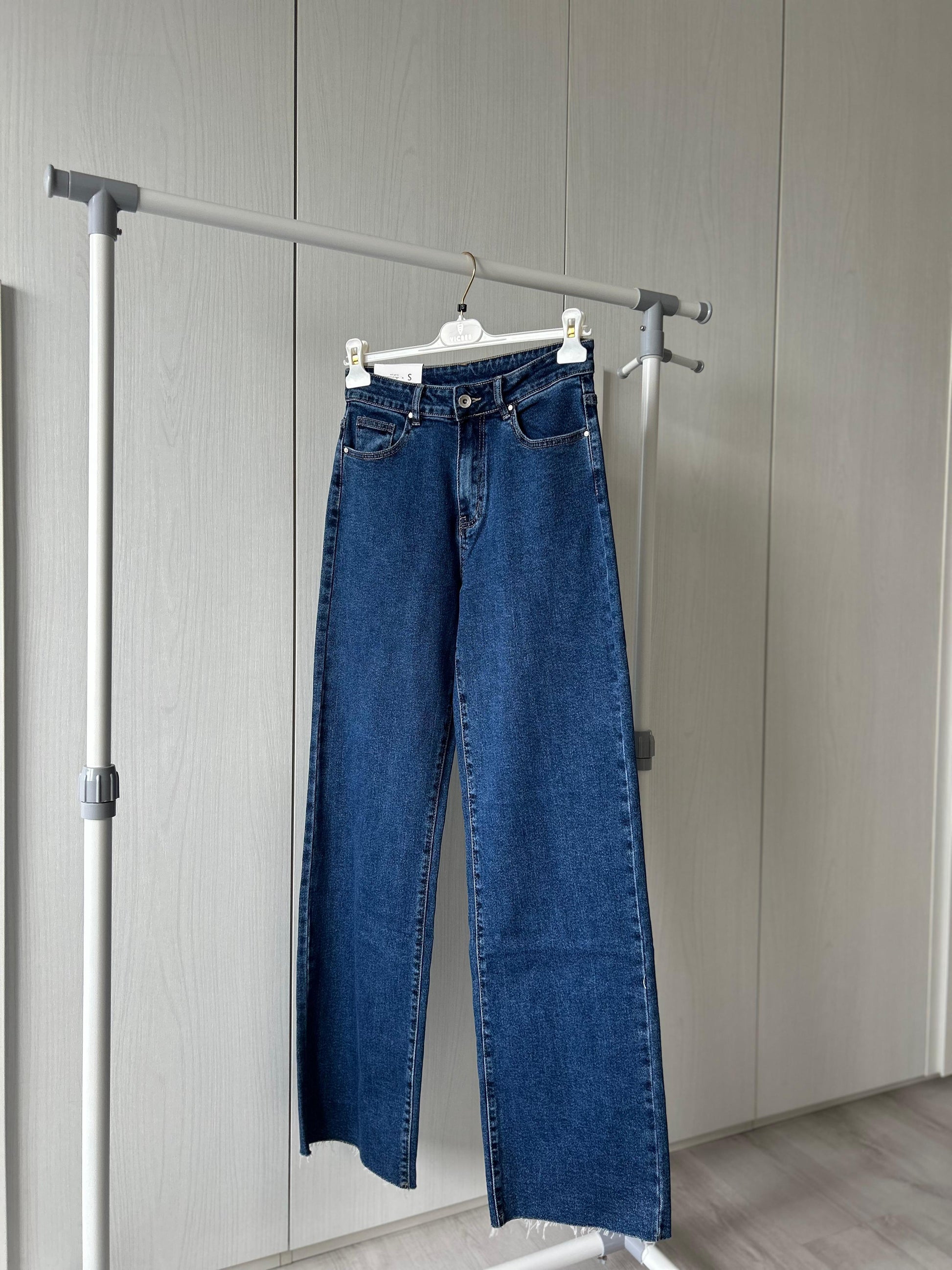 Jeans Wide Leg Scuro - Vestibilità Comoda e Stile Unico | Leri Bì