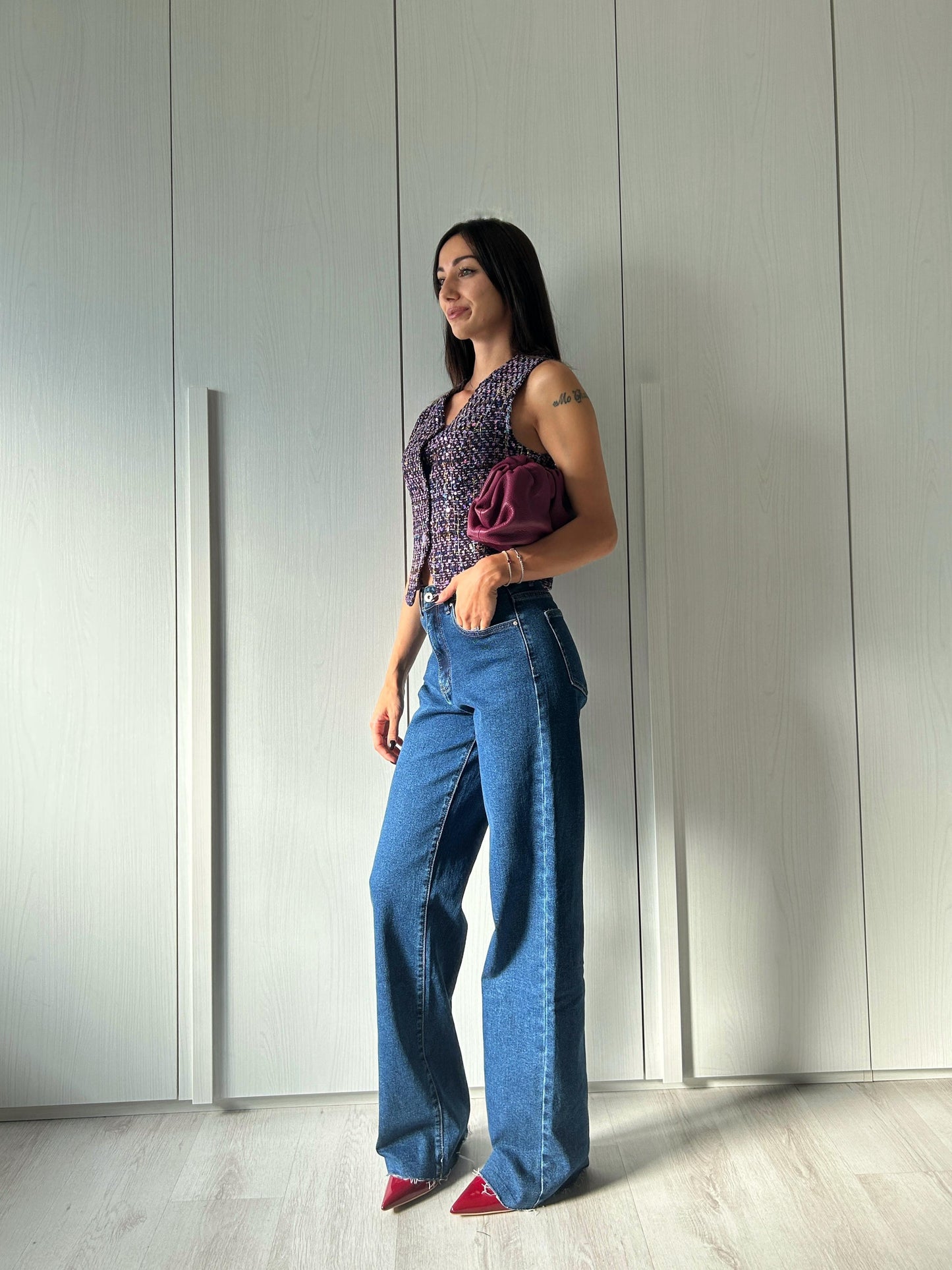 Jeans Wide Leg Scuro - Vestibilità Comoda e Stile Unico | Leri Bì